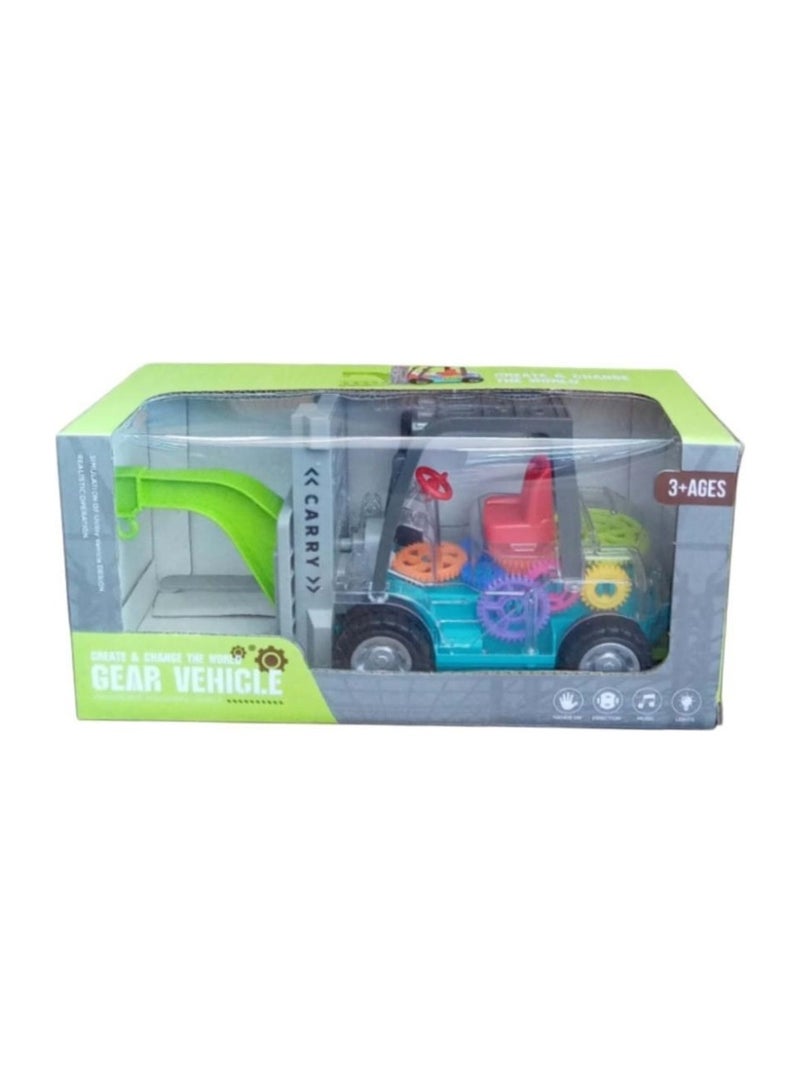 Battery Operated Transparent Forklift - Image 4